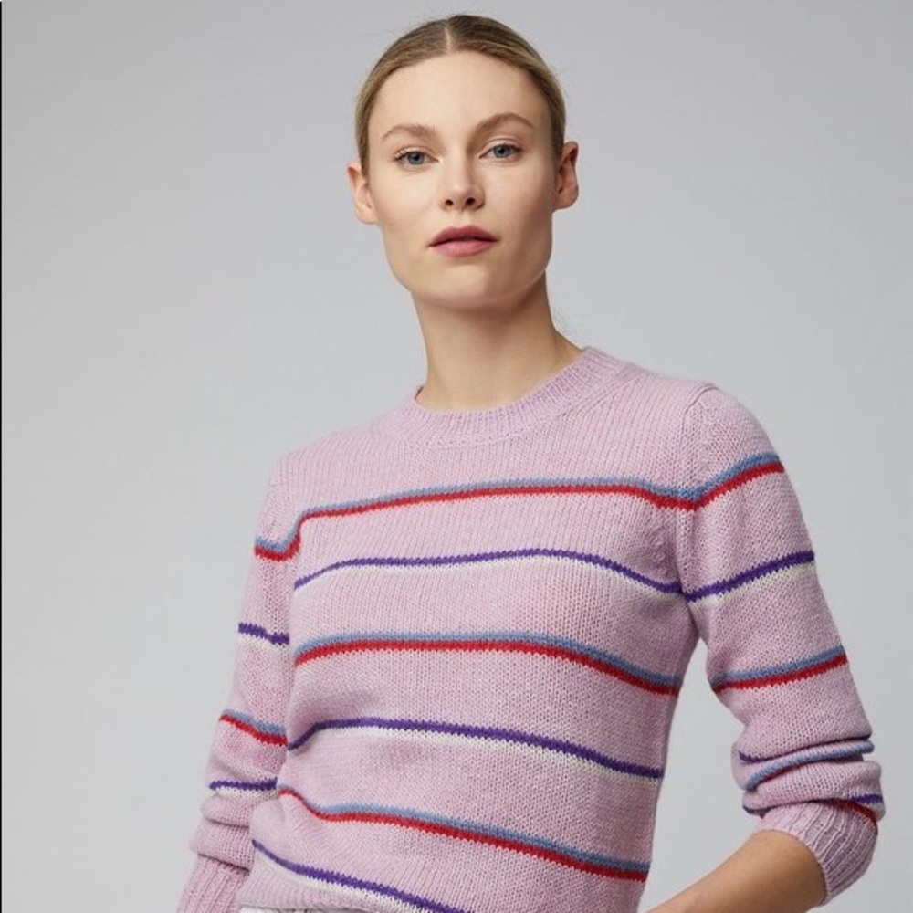 ISABEL MARANT ÉTOILE Gian striped alpaca-blend sweater size FR 42